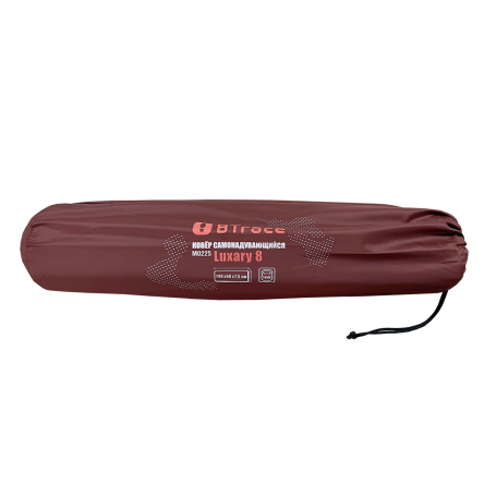 Inflatable insulated carpet BTrace Luxary 8. 198x68x7.5 cm (Red)