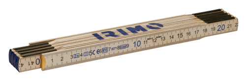 Folding wooden ruler, 2m