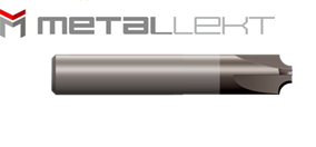 Concave radius milling cutter (with reverse radius), d-14 mm, r-3.5 mm