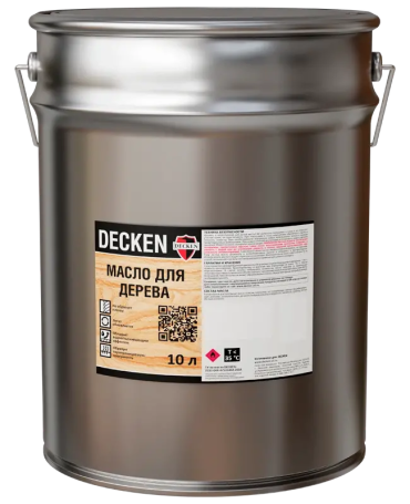 Защитное масло для террас DECKEN Terrace Oil, 10 л