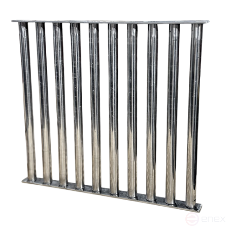 Магнитная решетка прямоугольная ПРОФ-МАГНИТ, 500х450х40 мм, 10 стержней