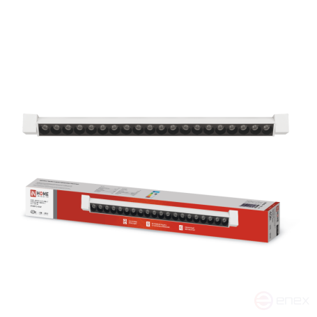 Светильник трековый линейный светодиодный поворотный LTR-02R-TL 40Вт 4000К 4000Лм 605мм IP40 24 градуса белый серии TOP-LINE IN HOME