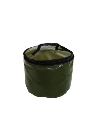 PVC bait bucket, green