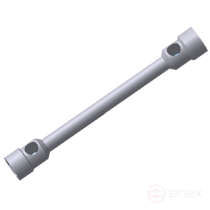 Ключ балонный прямой 24х27 ЛИИНЗ краш. L 330