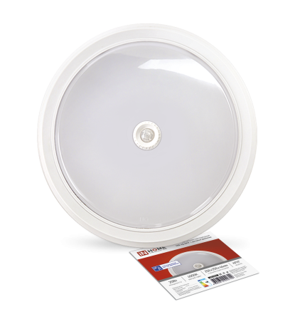 SPB-2D-KRUG LED Lamp 20W 230V 4000K 1400Lm 250mm with Adjustable Sensor White IN HOME