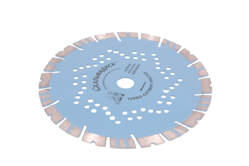 Алмазный отрезной АльфаДиск Турбо-Сегмент МАСТЕР 230 мм 5115