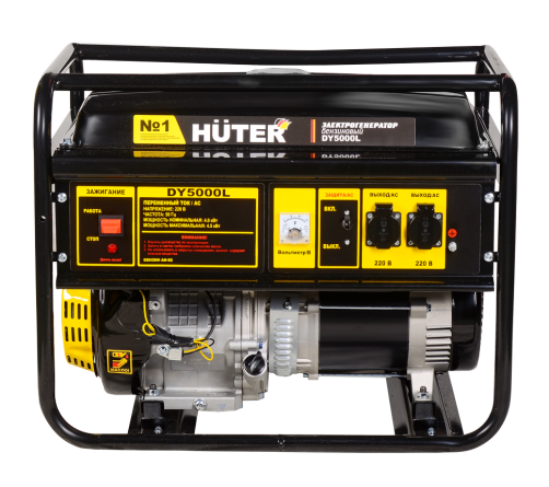 HUTER DY5000L Portable Gasoline Generator