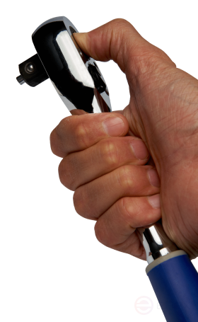 Реверсивная рукоятка грушевидного типа 3/8, 72 зуба, 200 мм