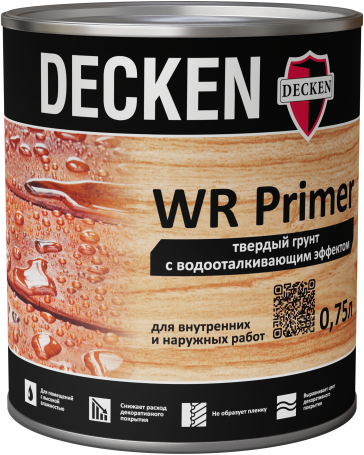 Solid primer with water-repellent effect DECKEN WR Primer , 0.75 l