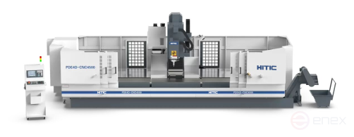 4-осевой обрабатывающий центр с подвижной колонной HITIC PDE4D-CNC6500