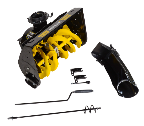 Snowplow attachment for Huter sweeper