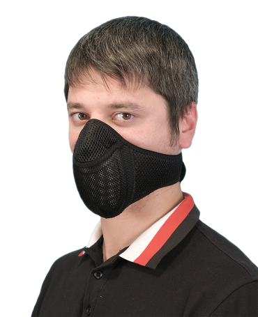 Антивирусная (бактерицидная) маска Полумаска БМ 1.1. (чёрный) САЙВЕР/SAYVER