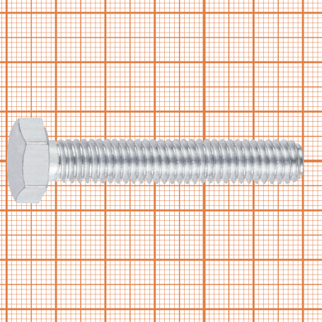 DIN 933 10.9 - Hexagon head bolt M10x60 (4 pcs.), FP-suspension