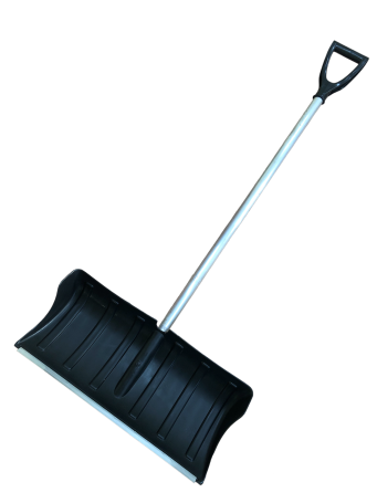 Shovel "Winter" No. 7 Scraper with aluminum strip with aluminum handle and V-shaped handle, 300*600 d-32