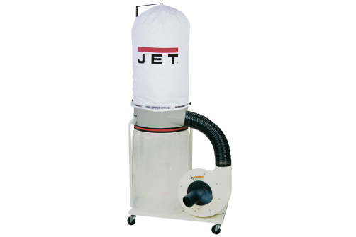 JET DC-1100A Exhaust system with replaceable filter. VORTEX CONE 400 V Technology