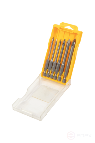 Набор сверл Skole по стеклу плитке под шуруповерт (3,4,5,6,8,10 мм), набор 6 шт/уп ST4-6PC