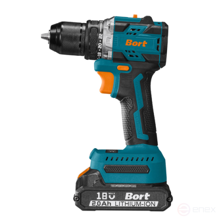 Дрель-шуруповерт аккумуляторная BORT BAB-21-BLK (2x1,5Ah)