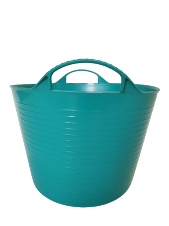 Flexible round color bucket 40 l