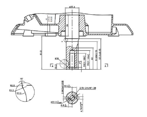 Двигатель Loncin LC1P65FE (B type) D22.2 (с динамическим тормозом)