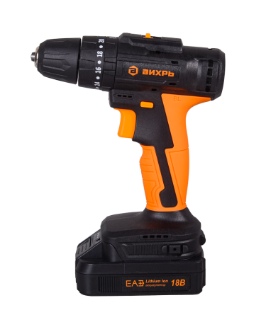 Cordless screwdriver drill Vortex DA-18L-2KU/B (brushless motor)