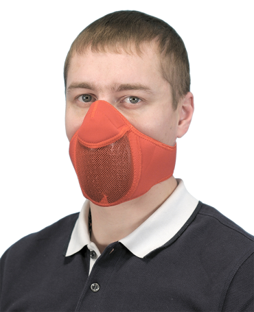 Тепловая маска Полумаска ТМ 2.2. (красный) САЙВЕР|SAYVER