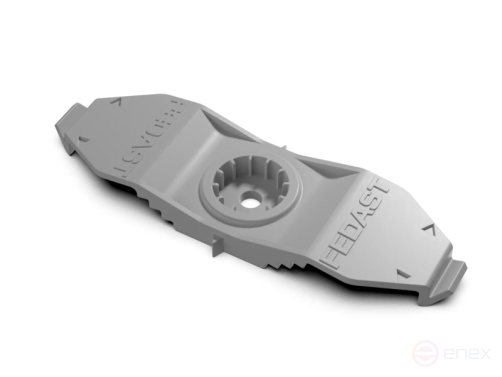 Площадка прижимная для кабел для монт. пист-ов (двухстор., серая, 100 шт/уп) FEDAST