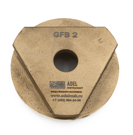 Фреза алмазная шлифовальная GFB 2 /40*12,5*6,4 R/3 (120 grit) Adel Instrument