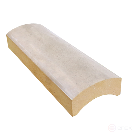 The lid is 350x115x56 chamotte.