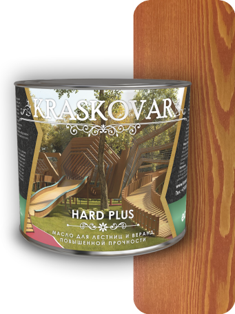 High-strength oil for stairs and verandas Kraskovar Hard Plus Mahogany 2.2 l.