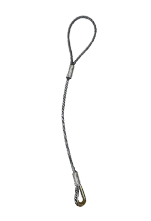 1СК-0,4/0,5м строп OCALIFT канатный опресовка - петля с коушем без крюка