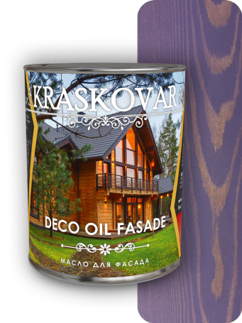 Масло для фасада Kraskovar Deco Oil Fasade Лаванда 0,75 л.
