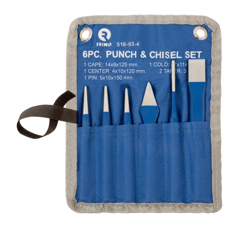 A set of chisels and punchers, 5 pcs.