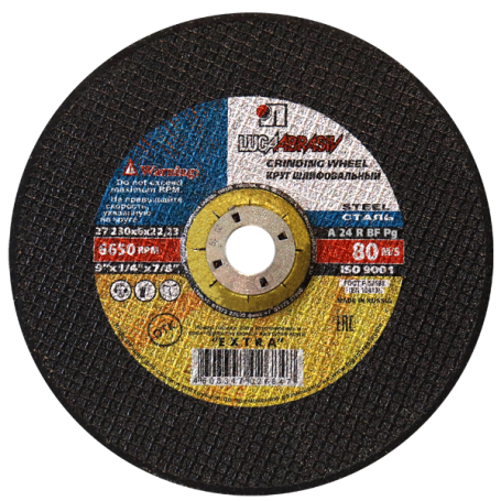 Grinding wheel 27 230 6 22.23 A 24 R BF 80 ex