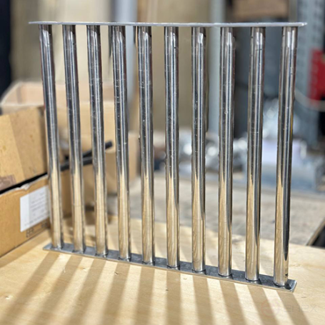 Магнитная решетка прямоугольная ПРОФ-МАГНИТ, 500х450х40 мм, 10 стержней