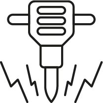 Pneumatic spray gun CO-71V
