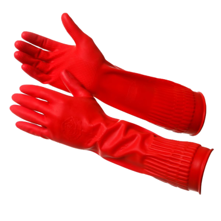 Long Durable Household Gloves Gward Rose