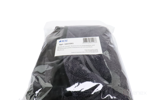 ACG DELIKA XL СЕРАЯ Полотенце из микрофибры для деликатной сушки поверхностей автомобиля 90x70 см 1022261