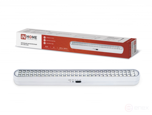 Светильник светодиодный аварийный СБА 1094-90DC 90LED 2.0Ah lithium battery DC IN HOME