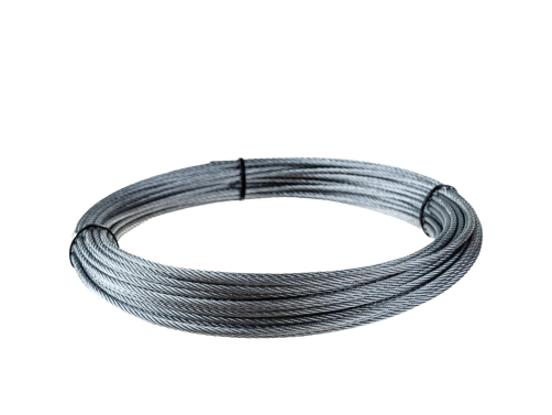 Steel rope rope for winch g/n 500 kg, diameter 6 mm, length 20 m