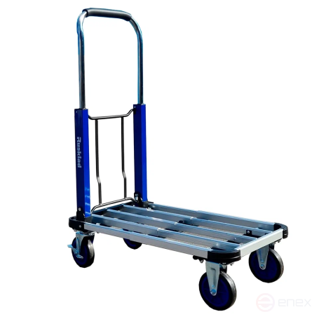 Aluminum folding platform trolley TP 150 And wheels d 100 mm
