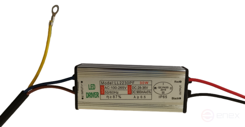 Драйвер для светодиодных светильников Mosvolt LL2230PF 900mA 30W IP65