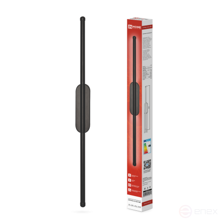 Светильник светодиодный ESTETIKA LUV-60C-40BL 10Вт 230В 4000K 700Лм 600х50x25 черный IN HOME