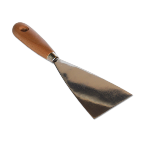 Spatula "SANTOOL" MASTER 100 mm stainless steel with wooden handle