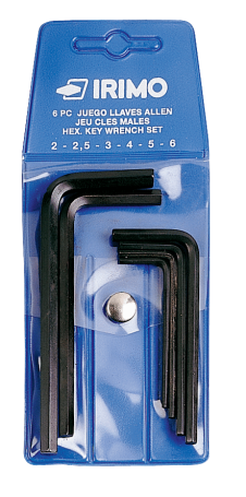 A set of keys 6-sided 2-6mm,