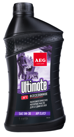 AEG Ultimate SAE 5W30 API SJ/CF Масло 4Т п/с, 1 л