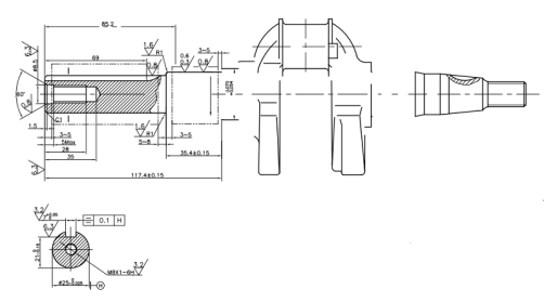 Двигатель Loncin LC180FD(S) (A23 type) D25