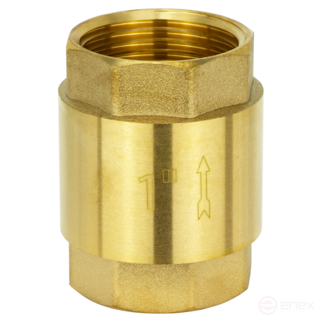 BRV-1, Обратный клапан Ø 1 дюйм с пластиковым клапаном, без фильтра