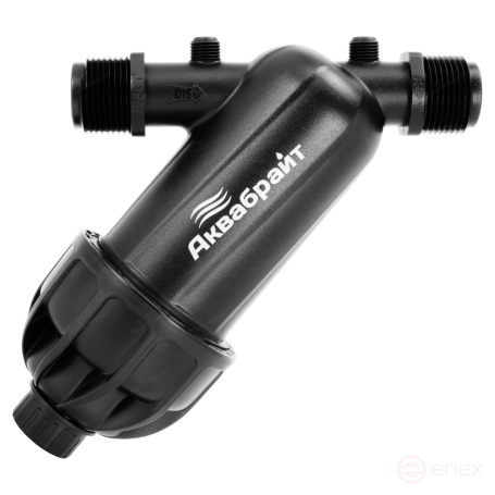 ABF DF-1 disc type filter, 130 micron filter element included, 1" connection