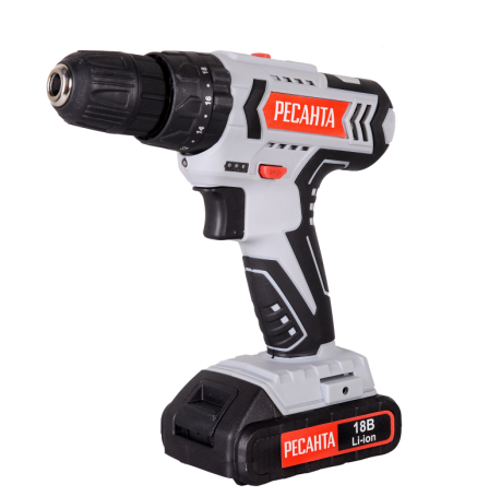 Cordless screwdriver drill DA-18-2LK-U Resanta