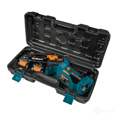 Cordless chain saw BORT BKS-216-Li (2x2Ah+battery)